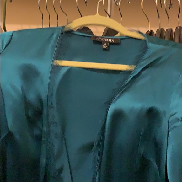 INTERMIX Charlie Wrap Front Maxi Dress Size 0 - Picture 5 of 8